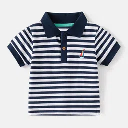 StyleCast Boys Striped Polo Collar Tshirt-image-93