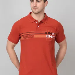 ZEFFIT Typography Printed Polo Collar Casual T-shirt-picture-47