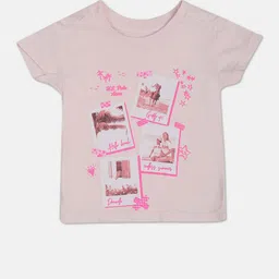 U.S. Polo Assn. Kids Girls Graphic Printed Pure Cotton T-shirt-picture-49