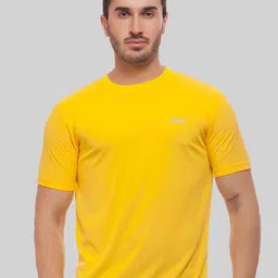 Greylongg Men Solid Round Neck T-shirt-picture-6
