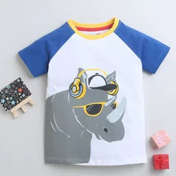 BUMZEE Boys Graphic Printed Cotton T-shirt-image-6