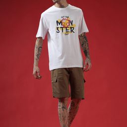 WROGN Typography Printed Drop-Shoulder Sleeves T-shirt-image-41