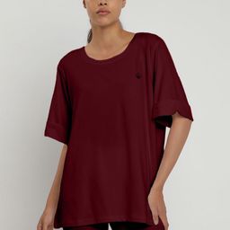 Wearjukebox Women 2 Drop-Shoulder Sleeves Applique T-shirt-image-21