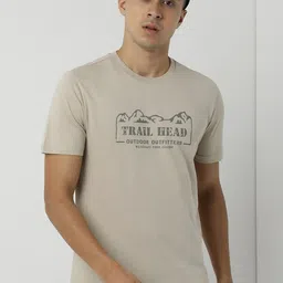 Wildcraft Typography Printed Cotton Anti Odour T-shirt-image-64