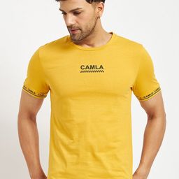 CAMLA Typography Printed Cotton T-shirt-picture-43