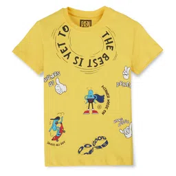 Gini and Jony Boys Printed Cotton T-shirt-image-69