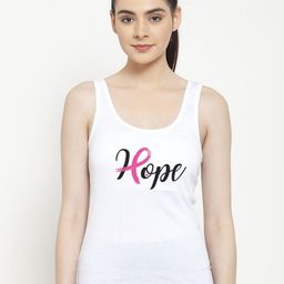 Friskers Women Printed White & Black Tank Top-picture-31