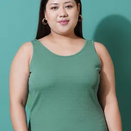 U&F Beyond Plus Size Round Neck Sleeveless Tank Top-image-48