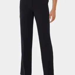 Forever New Women Relaxed Straight Leg Straight Fit High-Rise Trousers-image-93