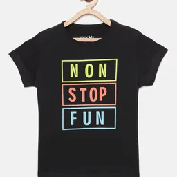 mackly Girls Typography Printed Cotton Lounge T-shirts-picture-52