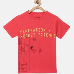 mackly Boys Typography Printed Pure Cotton Lounge Tshirts-image-34