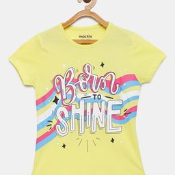 mackly Girls Typography Printed Pure Cotton Lounge T-shirt-image-80