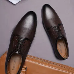 LOUIS STITCH Men PU Formal Derbys-picture-5