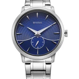 Titan Men Dial & Stainless Steel Bracelet Style Straps Analogue Watch 1828SM02-37