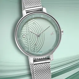 Fastrack Women Stainless Steel Bracelet Style Strap Analogue Watch 6278SM01-24