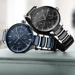 Titan Men Blue Dial & Blue Stainless Steel Bracelet Style Strap Analogue Watch-16