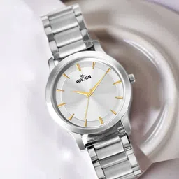 WROGN Men Dial & Stainless Steel Bracelet Style Straps Analogue Watch HOBWRG-24-0421-23