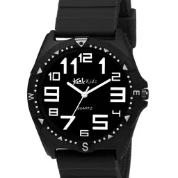 Kool Kidz Unisex Kids Black Printed Dial & Black Straps Analogue Watch-23