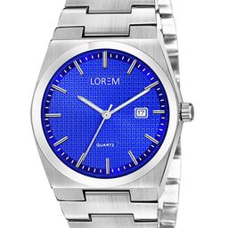 LOREM Men Dial & Stainless Steel Bracelet Style Straps Analogue Watch LR159-B-67