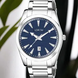 LOREM Men Dial & Stainless Steel Bracelet Style Straps Analogue Watch LR149-C-image-61