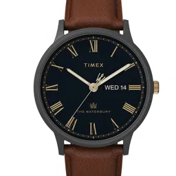 Timex Men Embellished Dial & Leather Straps Analogue Watch TW2U88500UJ-image-58