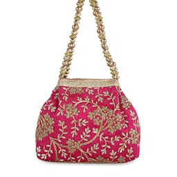 Kuber Industries Embellished Potli Clutch-22