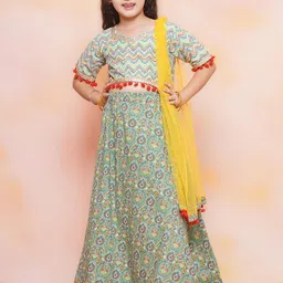 Aj DEZInES Girls Printed Ready to Wear Lehenga Choli With Dupatta-picture-51
