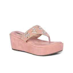 Shezone Women Embellished Wedge Heels Sandals-14
