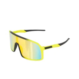 BAYBERRY Unisex Yellow Lens & Yellow Square Sunglasses with-12