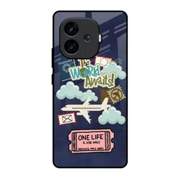 QRIOH Floral Printed iQOO Neo 10R 5G Back Case Mobile Accessories-image-63