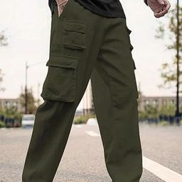 ADITYA TRADE LINK Men Comfort Regular Fit Mid-Rise Cotton Cargos Trouser-image-10