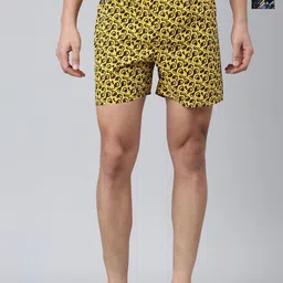 Joven Pack Of 2 Printed Pure Cotton Boxers JB2P-BLYE-image-69