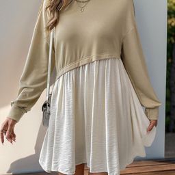 StyleCast Women Boat Neck A-Line Dress-image-39