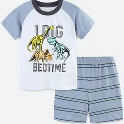 Oh Rare Boys Animal Printed T-shirt With Shorts-image-71