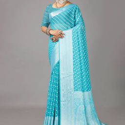 A.V.M. SILK MILLS Woven Design Zari Saree-picture-58