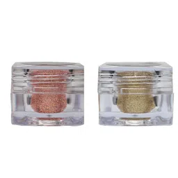 Veoni BELLE Set Of 2 HD Holographic Loose Glitter Eyeshadow - Peach 11 & Pure Gold 15-8