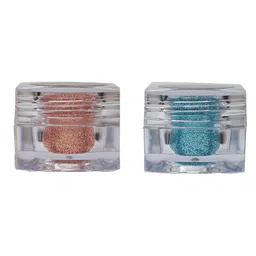 Veoni BELLE Set Of 2 Loose Glitter Eyeshadows-5g Each Peach 11 Turquoise 05-13