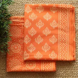Weaves of Tradition Printed Pure Cotton Unstitched Dress Material-image-86