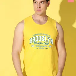 WOOSTRO Pack Of 2 PrintedCombo Cotton Innerwear Vests VWS26(BKLN YELLOW)(BKLN MAROON)-image-28