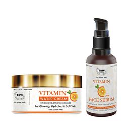 TNW The Natural Wash Combo with Vitamin C Water Cream and Vitamin C Face Serum-57