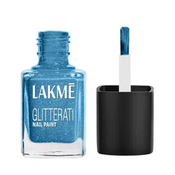 Lakme Glitterati Collection Nail Paint For High Glam, 12ml - Ocean Eyes 120-image-16