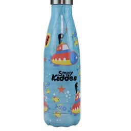 Smily Kiddos Blue Printed Stainless Steel Water Bottle 500 ml-44