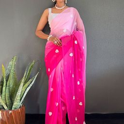 Mitera Georgette Embroidery Work Saree-18