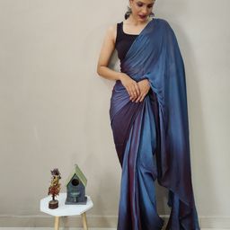 LeeliPeeri Designer Ombre Pure Georgette Ready to Wear Saree-image-48