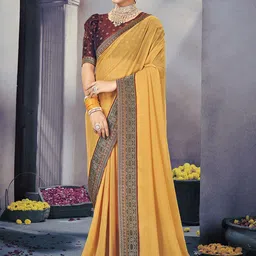 Mitera Ready to Wear Saree With Heavy Brocade Blouse-picture-58