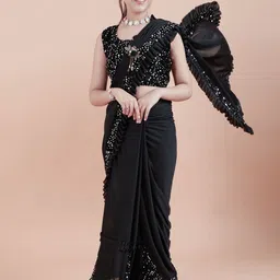 Shrithi Fashion Fab Sequinned Embellished Ready to Wear Saree-image-66