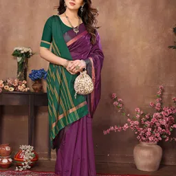 vj fashion Zari Kasavu Saree-image-87