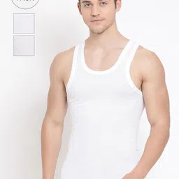 Lux Cozi Men Pack Of 3 Solid Aircool Breathable Cotton Basic Sleeveless Innerwear Vests-image-22