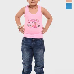 BAESD Boys Pack Of 3 Printed Cotton Innerwear Vests-13