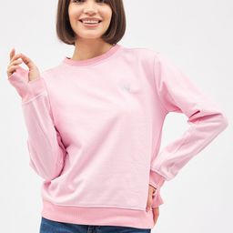 Kibo Women Round Neck Fleece Pullover Sweatshirt-image-30
